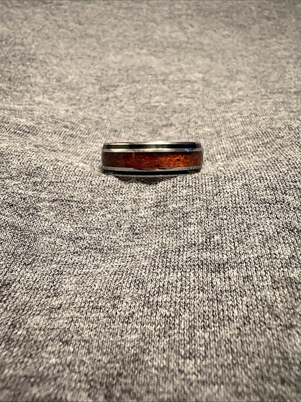 Thorum The Aloha Wood Inlay Ring Brown & Black